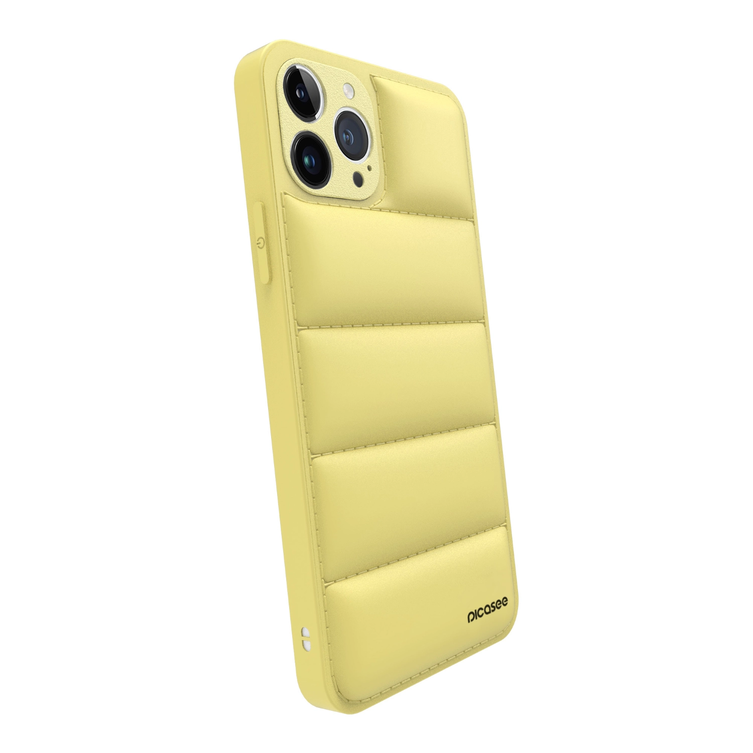 Picasee Puffer case για Apple iPhone 12 - Picasee Puffer - Κίτρινος