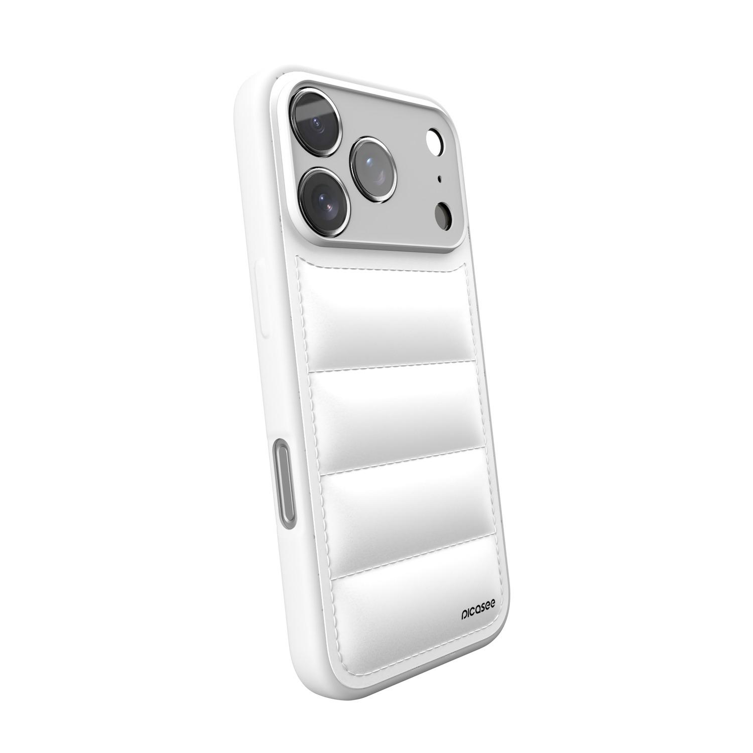 Picasee Puffer case για Apple iPhone 17 Pro - Picasee Puffer - άσπρο