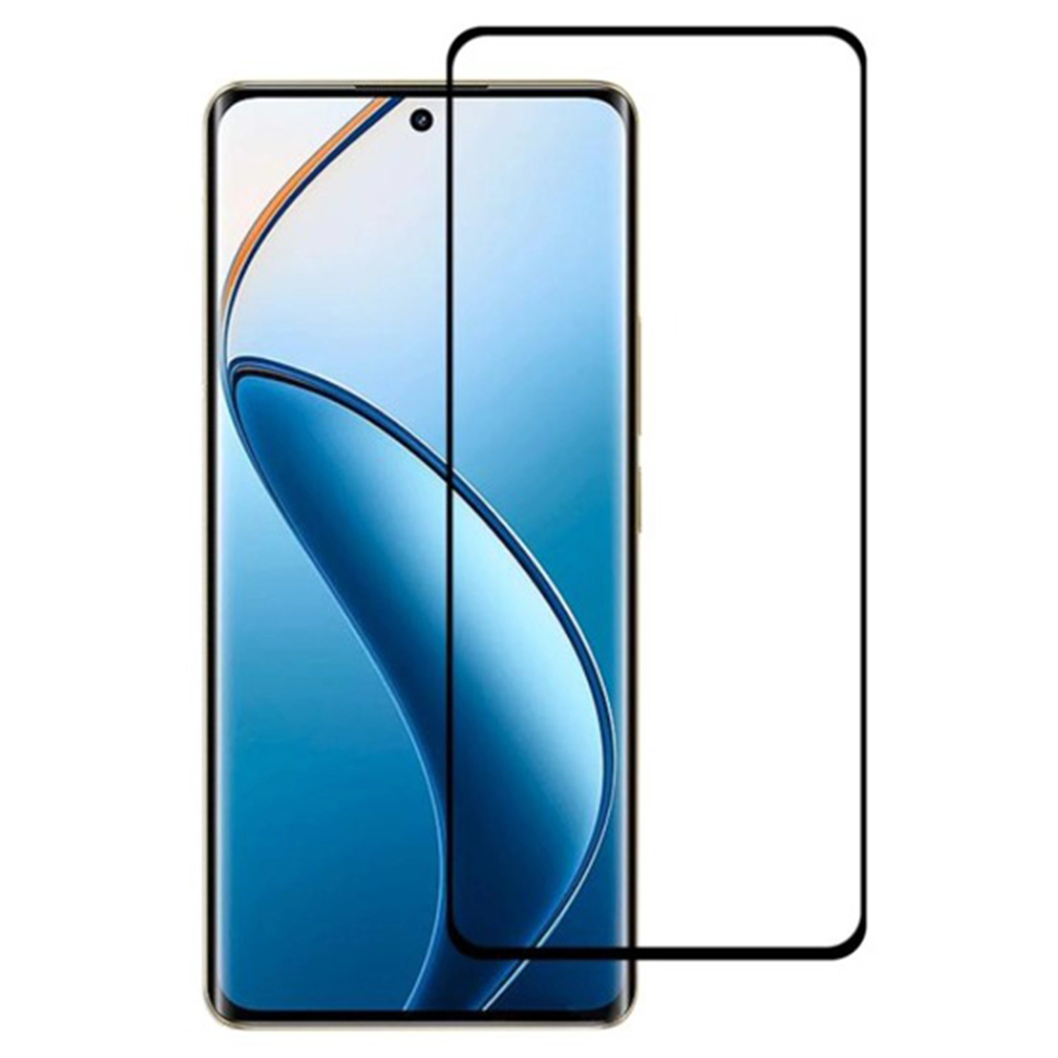 Picasee 3D Tempered glass με περιμετρικό πλαίσιο για Samsung Galaxy A17 5G - μαύρο