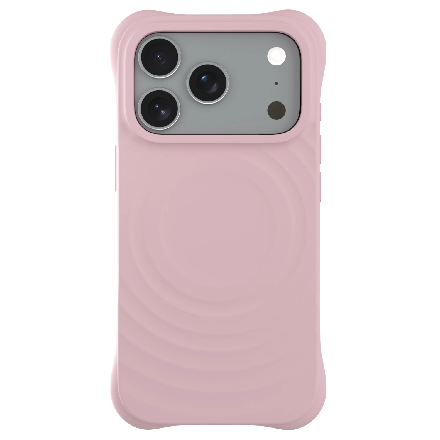 Picasee Shock-proof case s MagSafeo Apple iPhone 17 Pro - Προσαρμοσμένη χάραξη - Ροζ