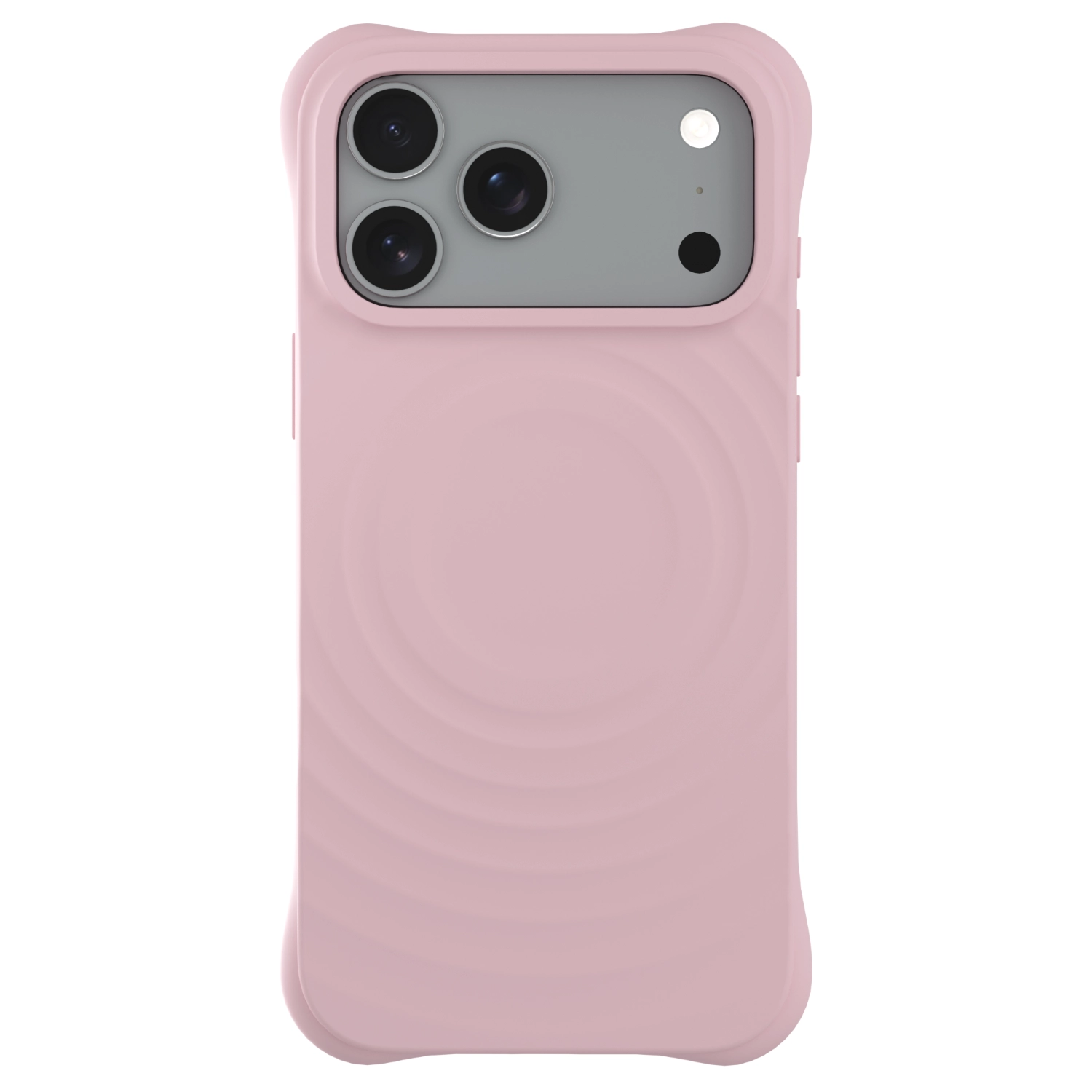 Picasee Shock-proof case s MagSafeo Apple iPhone 17 Pro Max - Προσαρμοσμένη χάραξη - Ροζ