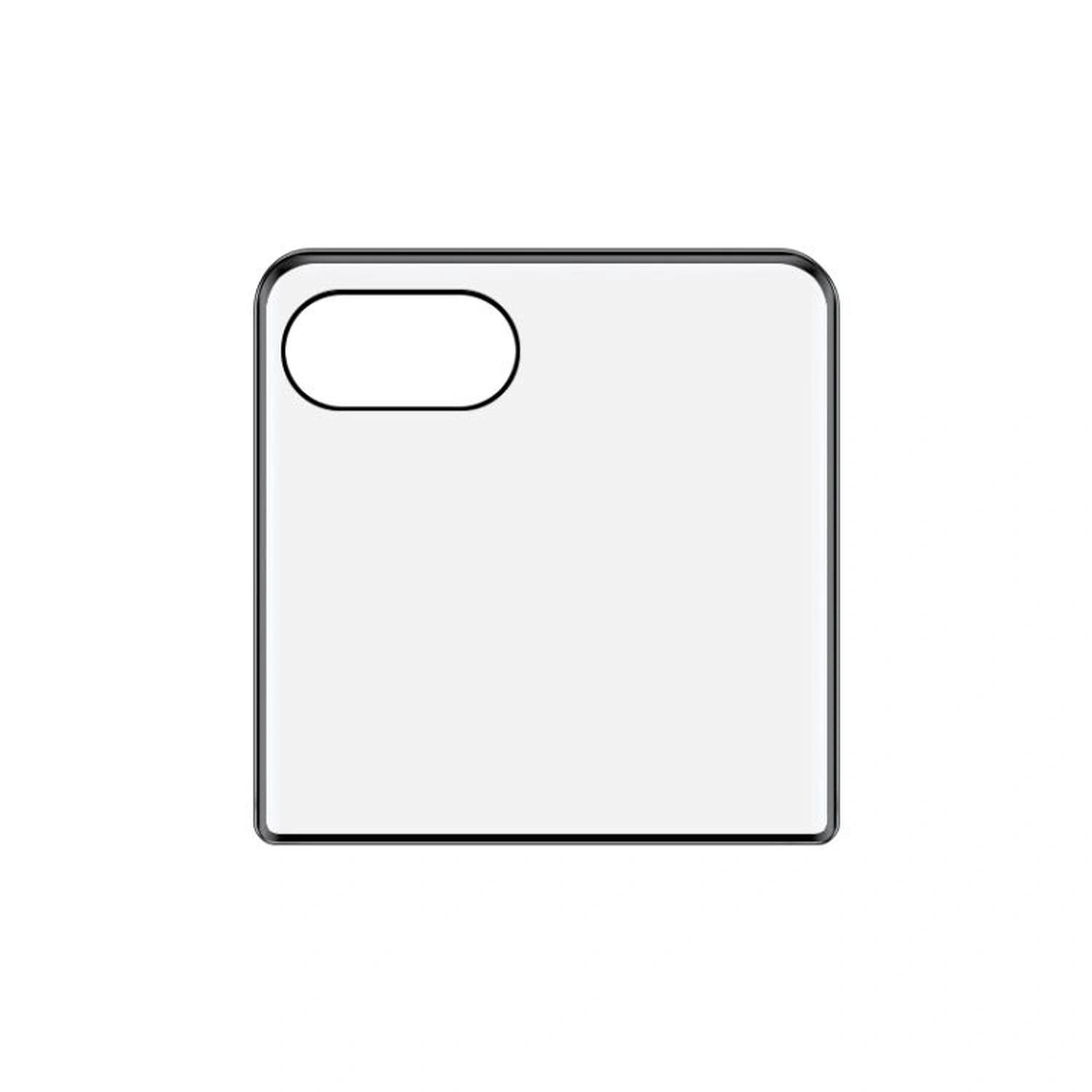 Picasee 3D Tempered glass με περιμετρικό πλαίσιο για Motorola Razr 60 - μαύρο