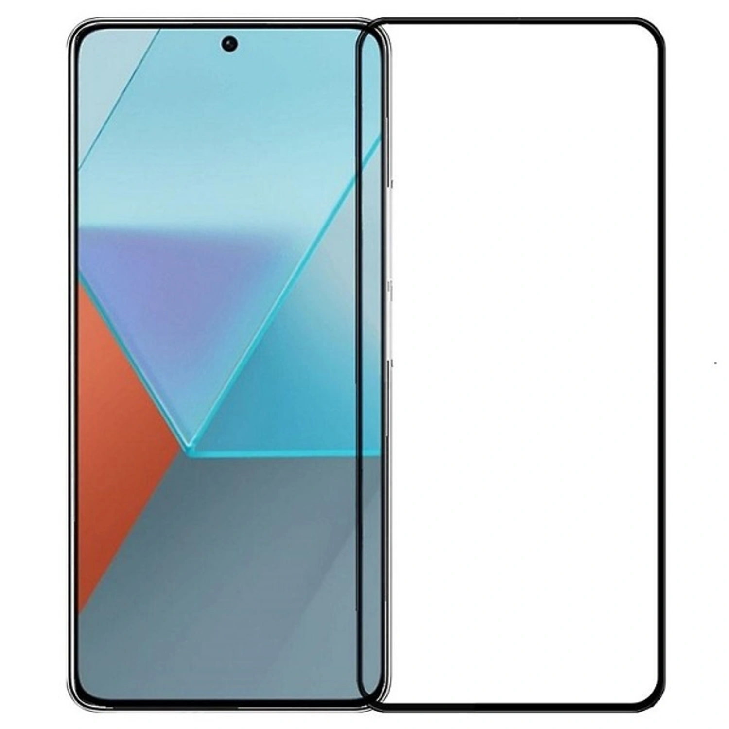 Picasee 3D Tempered glass με περιμετρικό πλαίσιο για Xiaomi Redmi Note 15 Pro 5G - μαύρο