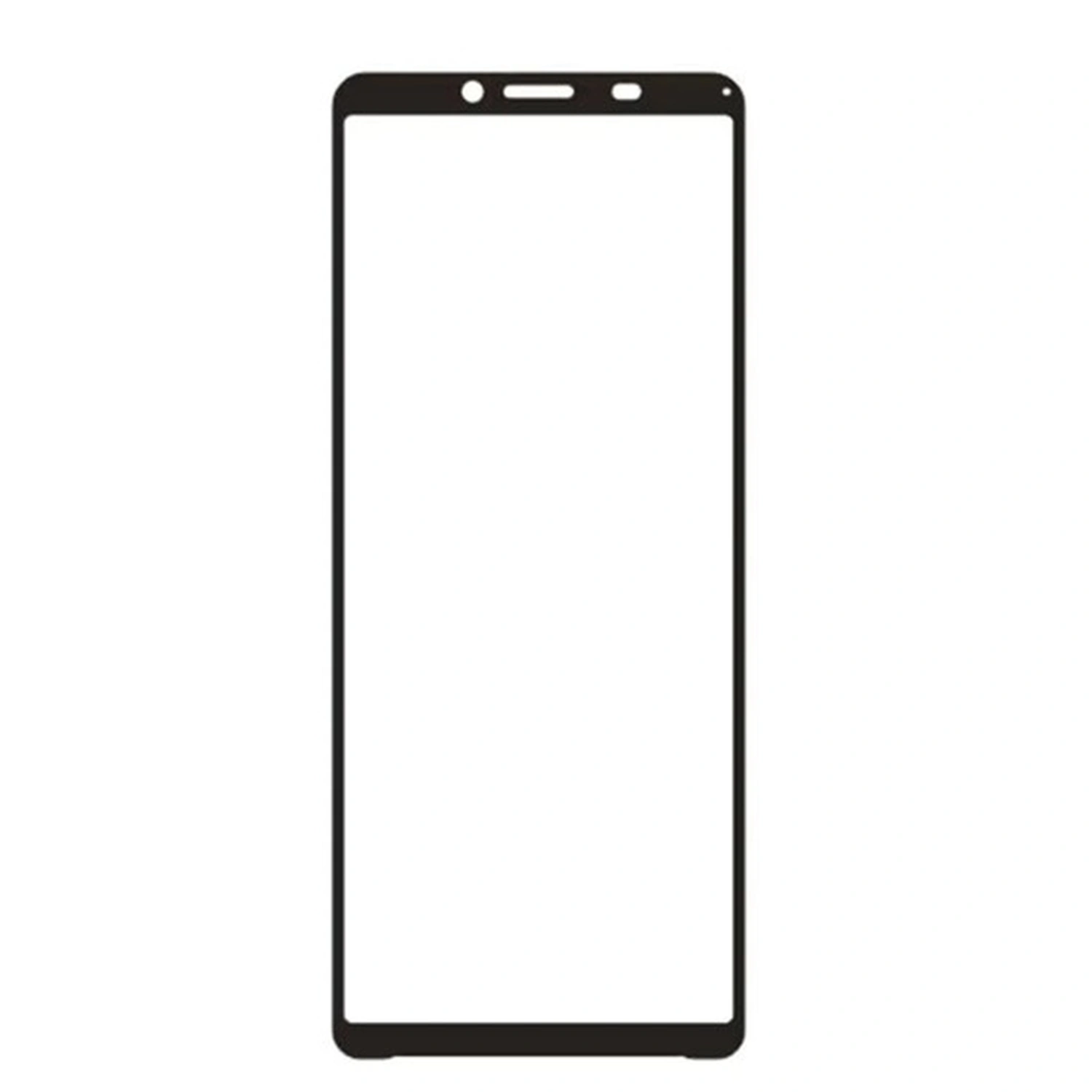 Picasee 3D Tempered glass με περιμετρικό πλαίσιο για Sony Xperia 10 VII - μαύρο