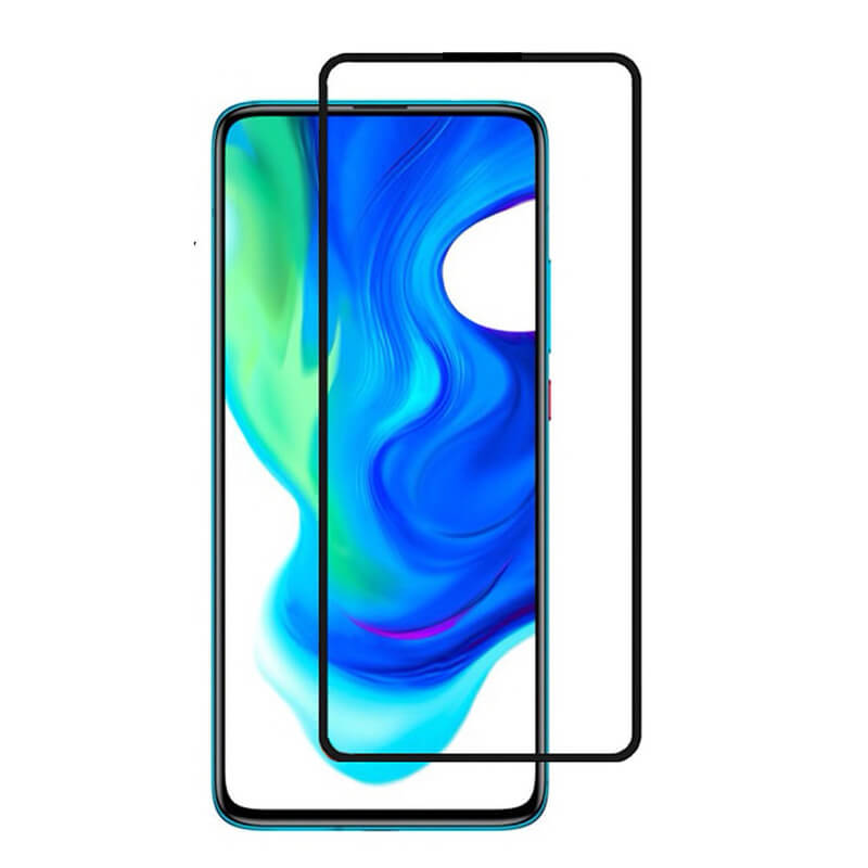 Picasee 3D Tempered glass με περιμετρικό πλαίσιο για Xiaomi Poco F2 Pro - μαύρο