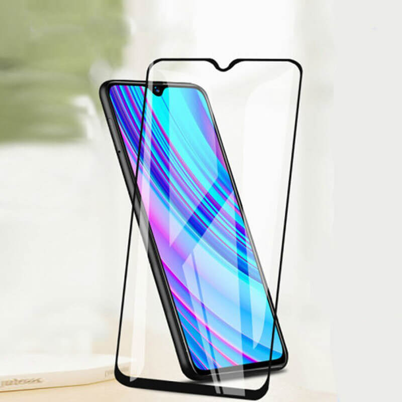 Picasee 3D Tempered glass με περιμετρικό πλαίσιο για Xiaomi Redmi 9 - μαύρο