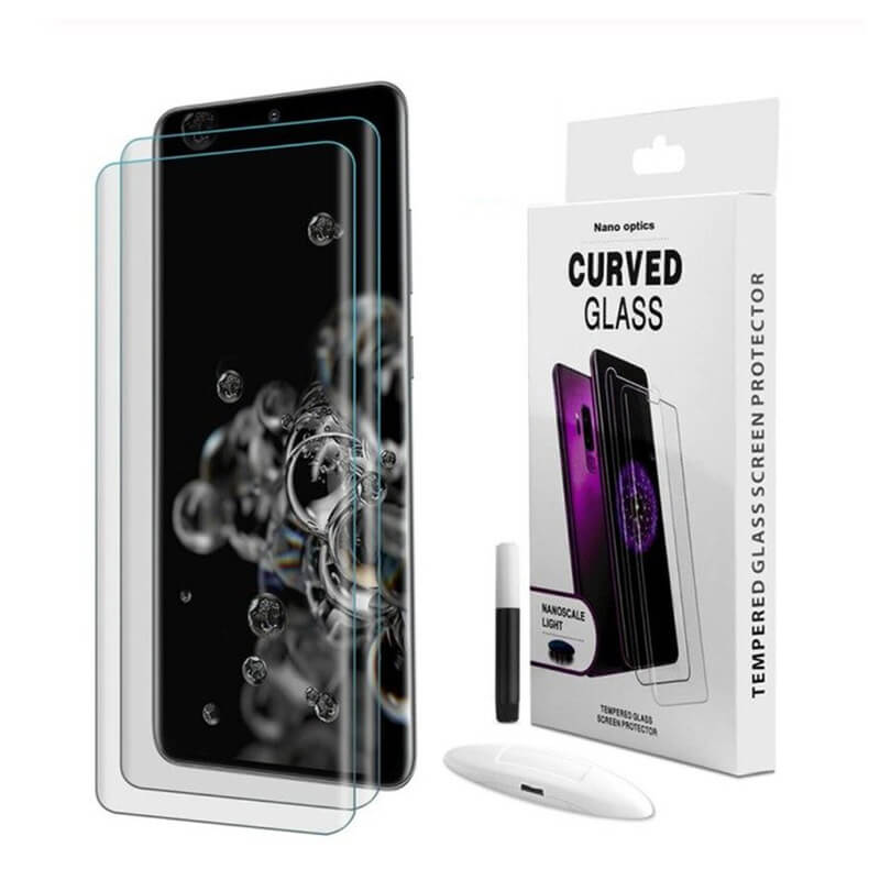 3x Picasee 3D UV tempered glass προστασία για Samsung Galaxy S21 5G G991B - 2+1 δωρεάν