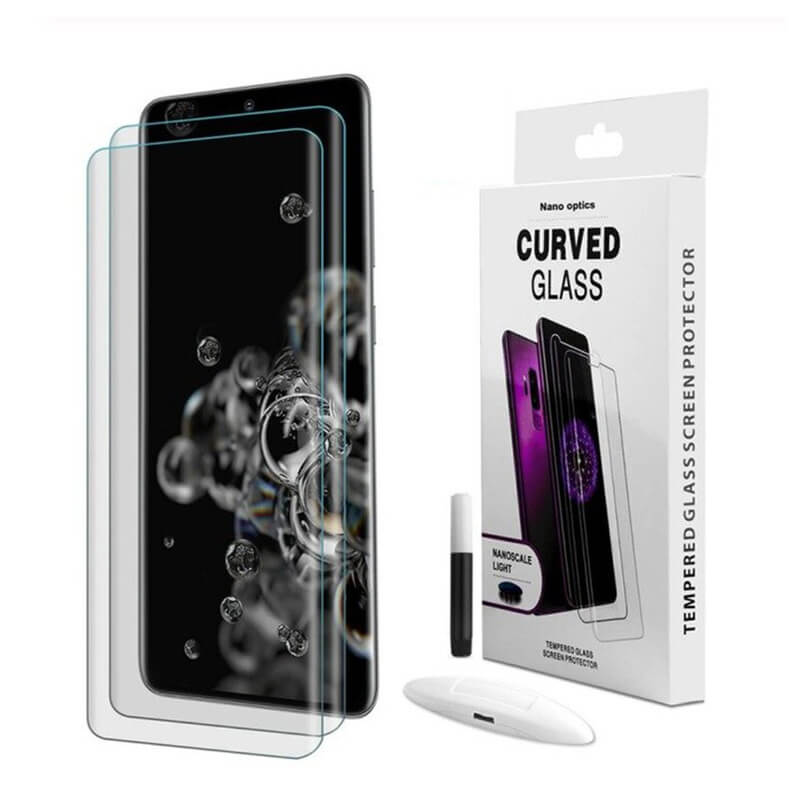 Picasee3D UV tempered glass προστασία για Samsung Galaxy S21+ 5G G996F