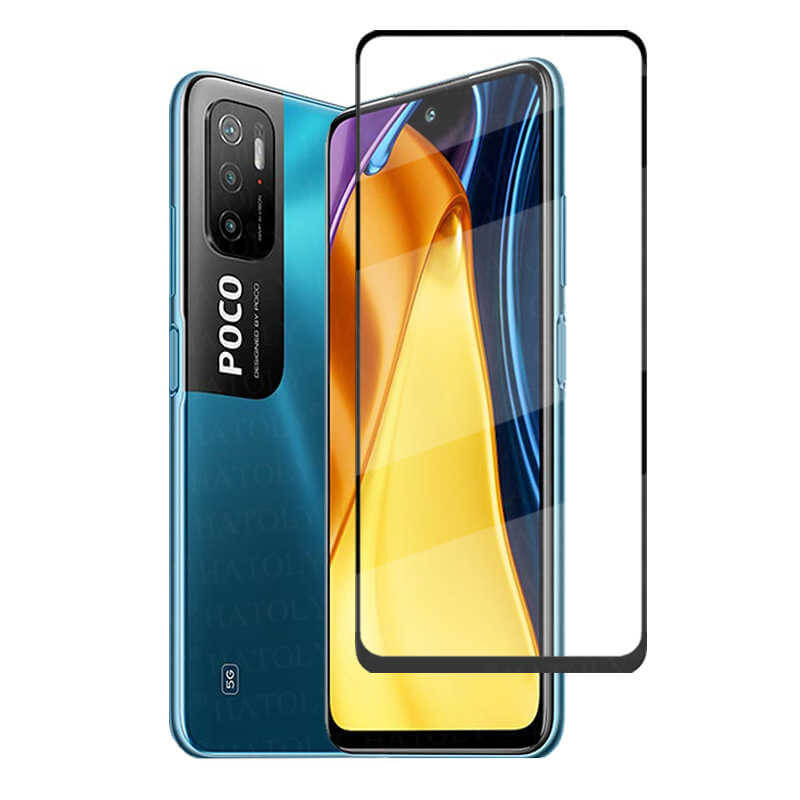 Picasee 3D Tempered glass με περιμετρικό πλαίσιο για Xiaomi Poco M3 Pro 5G - μαύρο