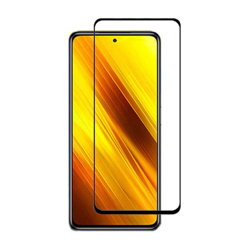 Picasee 3D Tempered glass με περιμετρικό πλαίσιο για Xiaomi Poco X4 Pro 5G - μαύρο