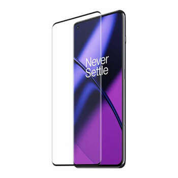 3x 3D καμπυλωτό tempered glass για OnePlus 11 5G - μαύρο