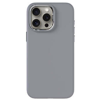 Picasee Premium case s MagSafe pro Apple iPhone 16 Pro Max - Προσαρμοσμένη χάραξη - Γκρί