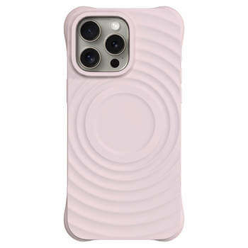 Picasee Shock-proof case s MagSafeo Apple iPhone 16 Pro Max - Προσαρμοσμένη χάραξη - Ροζ