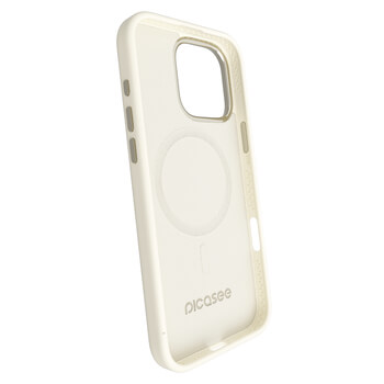Picasee Premium case s MagSafe pro Apple iPhone 12 - Προσαρμοσμένη χάραξη - Μπεζ