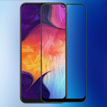 Picasee 3D Tempered glass με περιμετρικό πλαίσιο για Samsung Galaxy A70 A705F - μαύρο