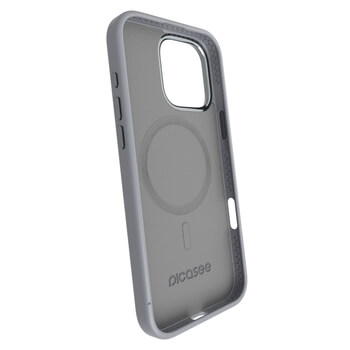 Picasee Premium case s MagSafe pro Apple iPhone 16 Pro Max - Προσαρμοσμένη χάραξη - Γκρί
