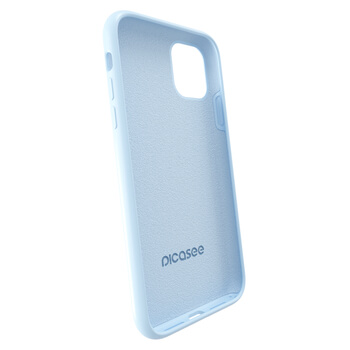 Picasee Liquid case Apple iPhone X/XS - Προσαρμοσμένη χάραξη - Μπλε
