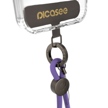 Picasee Cross-body phone strap - μωβ