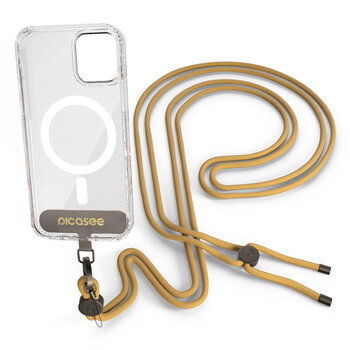 Cross-body phone strap - χρυσός