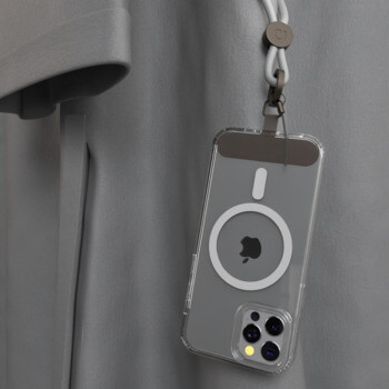Picasee Cross-body phone strap - Γκρί