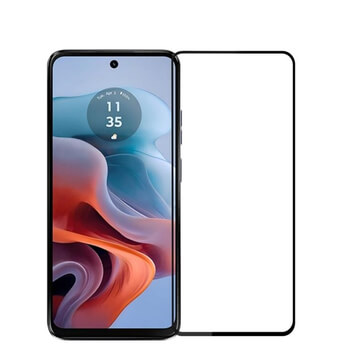 3x 3D σκληρυμένο γυαλί με περιμετρικό πλαίσιο για Motorola Moto G34 5G - μαύρο