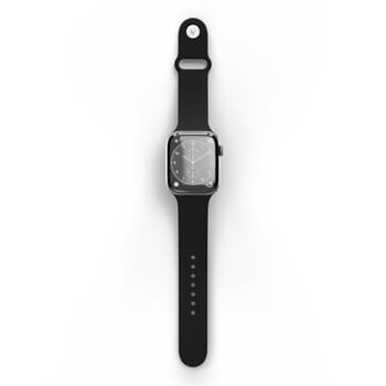 Picasee ζώνη με γκραβούρα Apple Watch 40 mm (4.series) - Μαύρος