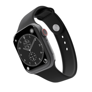 ζώνη με γκραβούρα Apple Watch SE 44 mm (2020) - Μαύρος