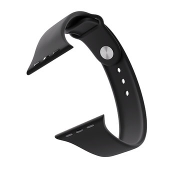 Picasee ζώνη με γκραβούρα Apple Watch SE 44 mm (2022) - Μαύρος