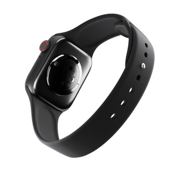 Picasee ζώνη με γκραβούρα Apple Watch SE 44 mm (2022) - Μαύρος