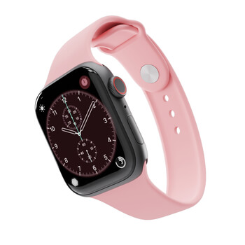 ζώνη με γκραβούρα Apple Watch SE 44 mm (2020) - Ροζ