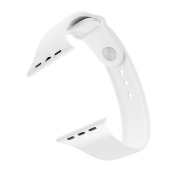 Picasee ζώνη με γκραβούρα Apple Watch 44 mm (4.series) - άσπρο