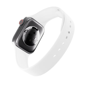 Picasee ζώνη με γκραβούρα Apple Watch 44 mm (4.series) - άσπρο