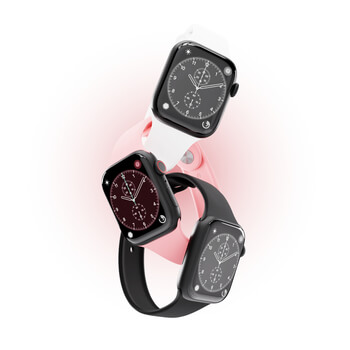 Picasee ζώνη με γκραβούρα Apple Watch 44 mm (4.series) - άσπρο