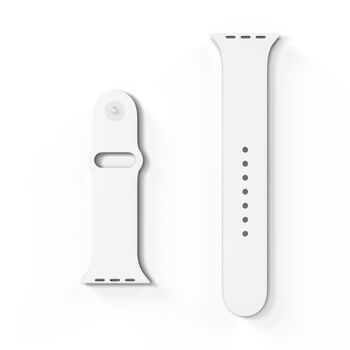 Picasee ζώνη με γκραβούρα Apple Watch 44 mm (4.series) - άσπρο