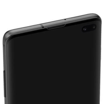 3x Picasee 3x καμπυλωτό tempered glass για Samsung Galaxy S10 Plus G975 - μαύρο - 2+1 δωρεάν