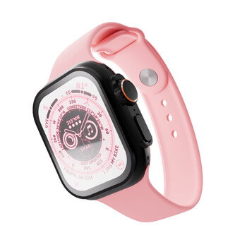 ζώνη με γκραβούρα Apple Watch Ultra 49 mm - Ροζ