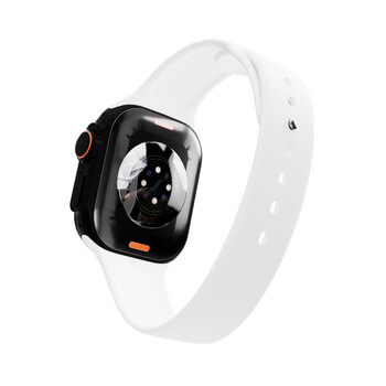 Picasee ζώνη με γκραβούρα Apple Watch Ultra 49 mm - άσπρο