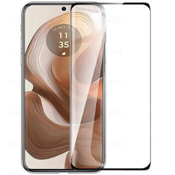 3D σκληρυμένο γυαλί με περιμετρικό πλαίσιο για Motorola Edge 60 Fusion - μαύρο