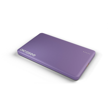 Picasee Powerbank με MagSafe 5 000 mAh - μωβ
