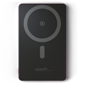 Picasee Powerbank με MagSafe 5 000 mAh - Ροζ
