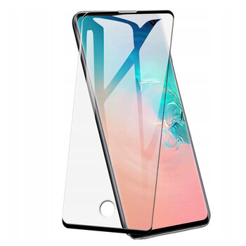 3x 3D καμπυλωτό tempered glass για Samsung Galaxy S10 Plus G975 - μαύρο