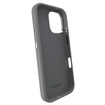 Picasee Premium case s MagSafe pro Apple iPhone 17 - Προσαρμοσμένη χάραξη - Γκρί