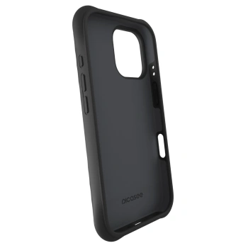 Picasee Shock-proof case s MagSafeo Apple iPhone 17 - Προσαρμοσμένη χάραξη - Μαύρος