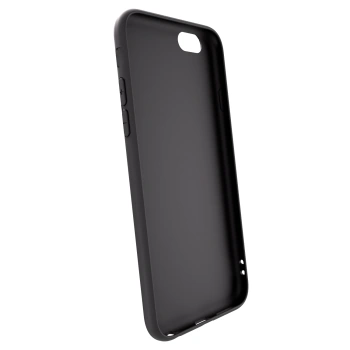 Picasee Μαύρη θήκη σιλικόνης για Apple iPhone 6/6S - Hello there