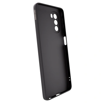 Picasee Μαύρη θήκη σιλικόνης για Motorola Moto G51 - Rodeo