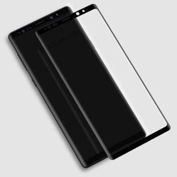 3x Picasee 3x καμπυλωτό tempered glass για Samsung Galaxy Note 9 N960F - μαύρο - 2+1 δωρεάν