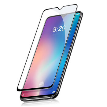 Picasee 3D Tempered glass με περιμετρικό πλαίσιο για Xiaomi Mi 9 Lite - μαύρο