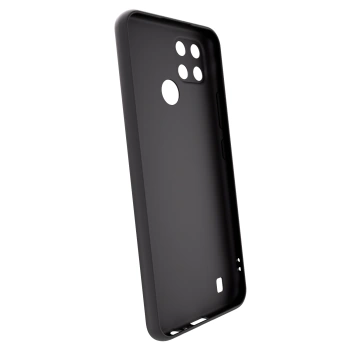 Picasee Μαύρη θήκη σιλικόνης για Realme C21 - Rich Energy