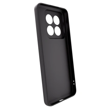 Picasee Μαύρη θήκη σιλικόνης για Xiaomi 14 Pro - Rodeo