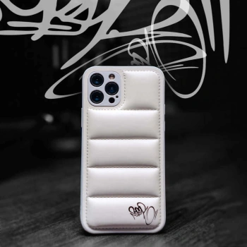 Picasee Puffer case για Apple iPhone 16e - Picasee Puffer - άσπρο